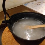 休日や - そば湯