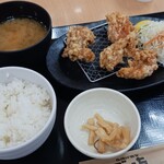 唐揚げ食堂 ごいち - ミニまんぷく定食（塩唐揚げ定食・ごはん小）