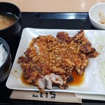 唐揚げ食堂 ごいち - 料理写真:まんぷく定食（油淋鶏定食）