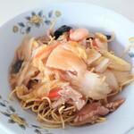 中華料理 桂花 - 五目あんかけ かた焼きそば