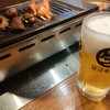 キンキン麦酒とプリっと小腸 近江牛畜産あさひ 山科駅前店