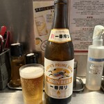 麺屋 愛心 - キリン一番搾り700円