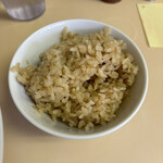 支那そば心麺 - ほたて飯（小）、280円。