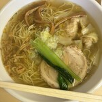 支那そば心麺 - ワンタンは３個。