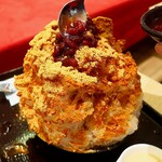 甘味とぱすた 柴ふく - 黒柴きなこ金時ミルク979円