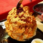 甘味とぱすた 柴ふく - 黒柴きなこ金時ミルク979円