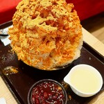 甘味とぱすた 柴ふく - 黒柴きなこ金時ミルク979円