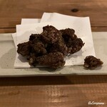 カレーとお酒 蕾 - 砂肝の山椒揚げ