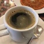 インド料理 パリワル - 限定メニューにはドリンクもついているのでホットコーヒーを選びました