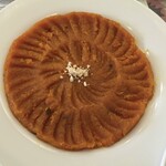 インド料理 パリワル - 丁寧に施された模様(忙しい時に注文してスミマセン！)