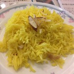 インド料理 パリワル - 粘りがないお米なので簡単に崩れます