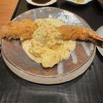 京町堀 なかむら - エビフライ