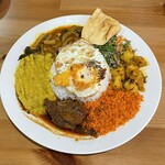 カーサ パスカーレ - チキンのライス&カレー