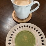 カフェ チューリップ - ＊抹茶プリン100円　＆　セットのドリンク