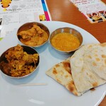 ニルワナム - ★★★★食べ放題 1320円 サラダカレー 5種 ナン ビリヤニ デザート ついて この値段は CP 高い これで ドリンクバー ついてたら パーフェクトだったのに惜しい！