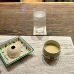 韻松亭 - 先附 よせ豆富　茶碗蒸し