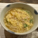 韻松亭 - 雑炊にしていただきました