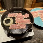 韻松亭 - 鍋 鳥すき焼…青森県産のもも肉