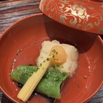 京道 とよおか - 胡麻豆腐の揚げ出し