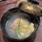京道 とよおか - お椀物 白甘鯛 カブ 栗
