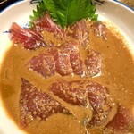 料理 萬口 - 辛めのゴマダレやけど鰹が負けてない