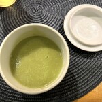 HIYACHU BAR 群青 - 本日のスープ（アボガドのすり流し）