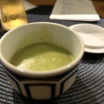 HIYACHU BAR 群青 - 本日のスープ（アボガドのすり流し）