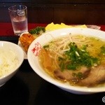 中華菜館 紅宝石 - Bセット塩ラーメン