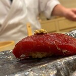 寿司 赤酢 如水 - 本まぐろ赤身漬け