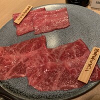 和牛焼肉じろうや 介 wagyu&sake 名古屋駅前本店 - ”但馬玄”のザブトンと”但馬玄”のミスジのシャブ焼き