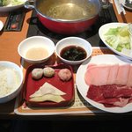 MKレストラン - 国産牛しゃぶランチ￥1,080