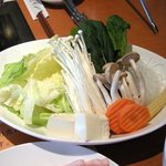 MKレストラン - ランチについてた野菜盛り合わせ