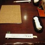 五代目 野田岩 - テーブルセッティング