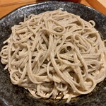 そば処 たみと - 天重セット・「黒」のざる蕎麦