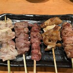 あぶり清水 HANARE - おまかせ串盛り