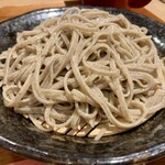そば処 たみと - 天重セット・「黒」のざる蕎麦