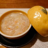 韻松亭 - 柚子と蟹の茶碗蒸し