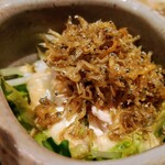 焼鳥 ひら野 - じゃこサラダ