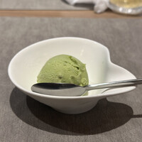 旬菜ステーキ処 らいむらいと - 抹茶アイス