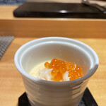 すし いなせ - いくらとかにの茶碗蒸し