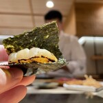 すし いなせ - 帆立の磯部焼き