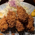 とんかつ和幸 - とんかつ 和幸 ヤエチカ店 剣立ち衣のかきフライ