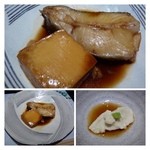 Sushi Kouduma - 最初に「胡麻豆腐」 
                        次に「鰈の煮付け」・・煮付は甘すぎず好みのお味です。 