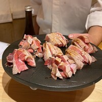 浅草橋 鮨 うらおにかい - 炙ってカット