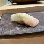 すし匠 - かわはぎのにぎり