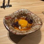 壱面 - ふぐときゅうりの備長炭オイル和え