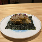 壱面 - ふぐとあん肝の手巻き寿司