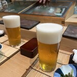 すし匠 - 生ビール