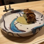 壱面 - ふぐホタテのあおさのパイ