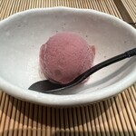 すし匠 - 巨峰のシャーベット
